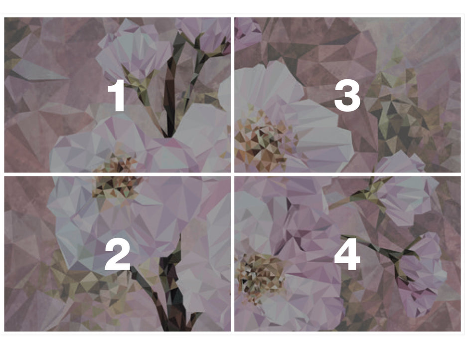 Vlies Fototapete | Blooming Gems | 368 x 248 cm