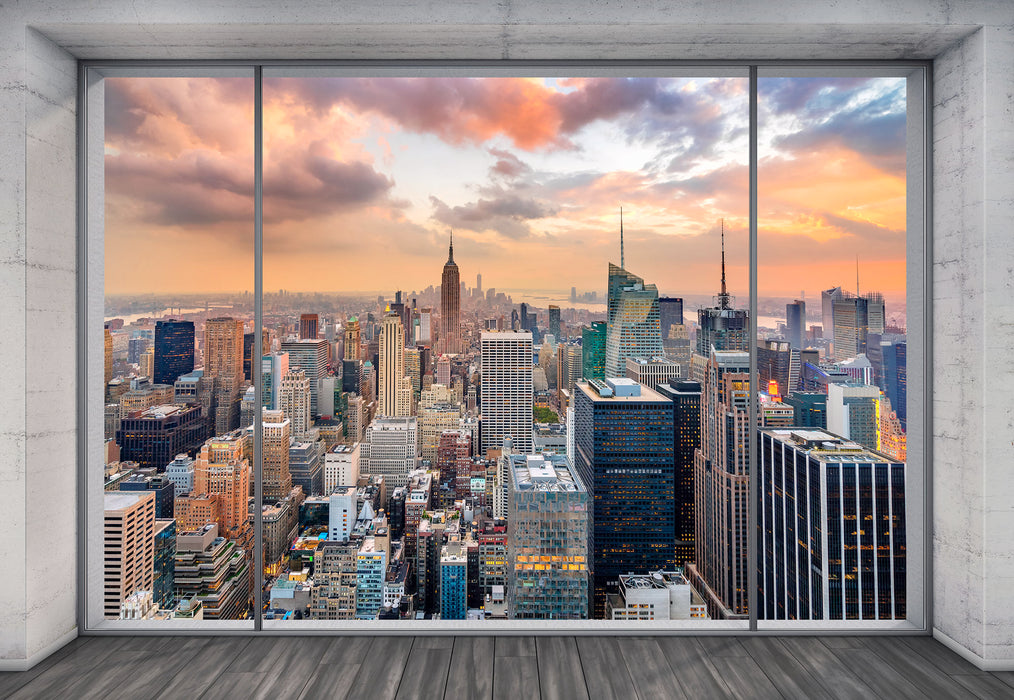 Komar NEU | Vlies Fototapete - NYC Outlook - Größe 368 x 248 cm