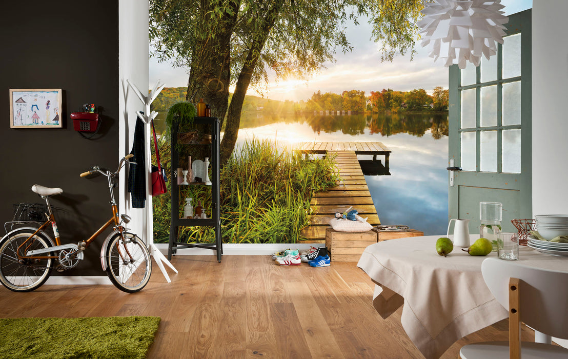 Komar NEU | Vlies Fototapete - Picnic - Größe 368 x 248 cm