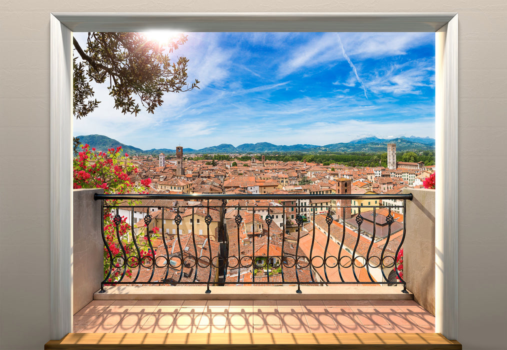 Vlies Fototapete | Balcony | 368 x 248 cm