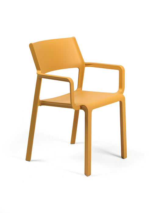 Naber | Trill 1A | Stuhl Küchenstuhl | Gestell senape/gelb | Bezug senape/gelb