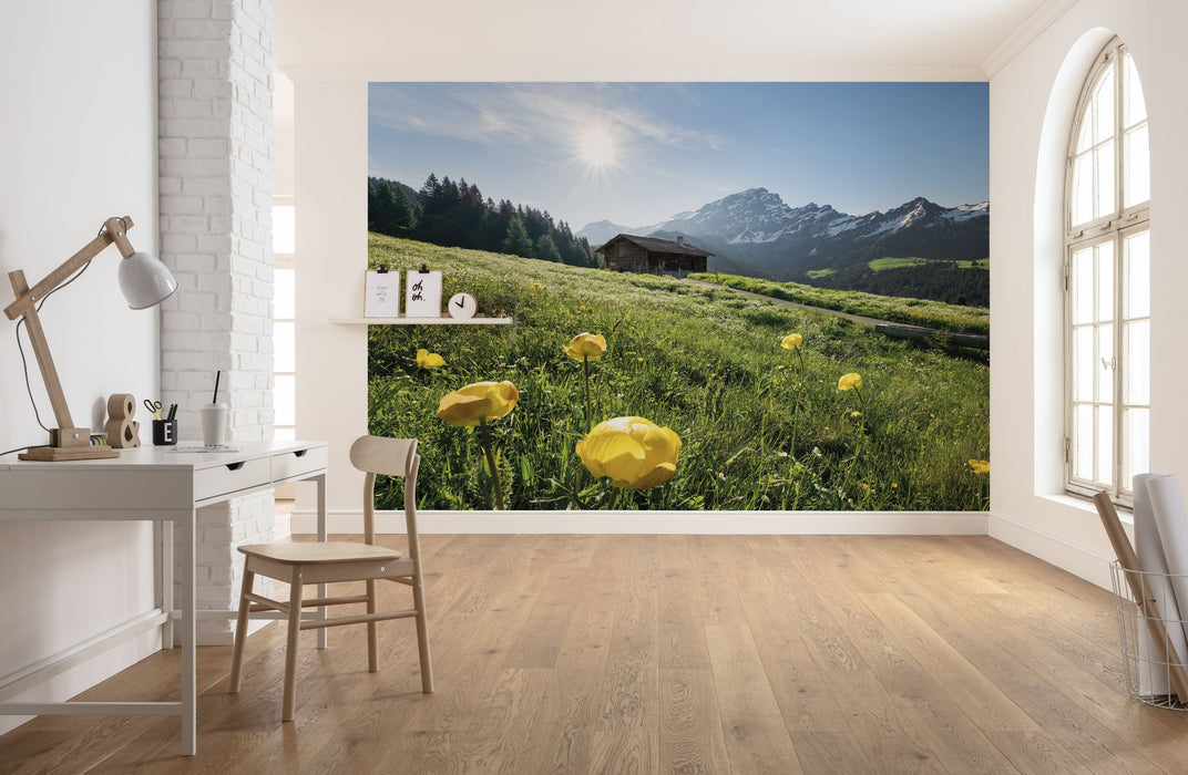 Komar | Vlies Fototapete | Alpenglück | Größe 400 x 280 cm