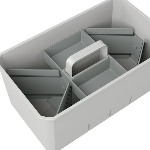 Cox Work® Concrete | Utensilienbox | Set-2 | inkl. Kleinteilebox | 2 x U-Trenner V-Trenner