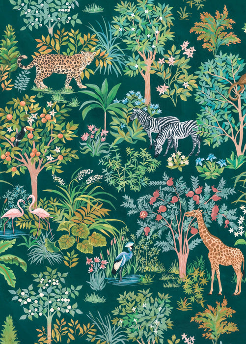 Vlies Fototapete | Happy Jungle | Größe 200 x 280 cm