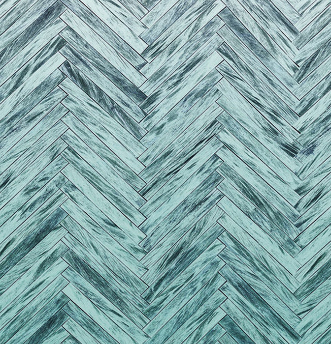 Vlies Fototapete | Herringbone Mint Panel | Größe 100 x 250 cm