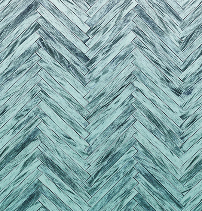 Komar | Vlies Fototapete | Herringbone Mint Panel | Größe 100 x 250 cm