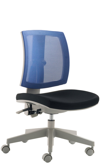 Mayer | Kinder- und Jugenddrehstuhl, 4-18 Jahre, 2432 | Blau | Gestell Grau