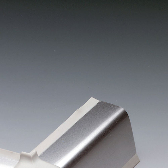 System 7 Classic Außenecken 90° | Wandanschlussprofil | grau zu edelstahlfarbig