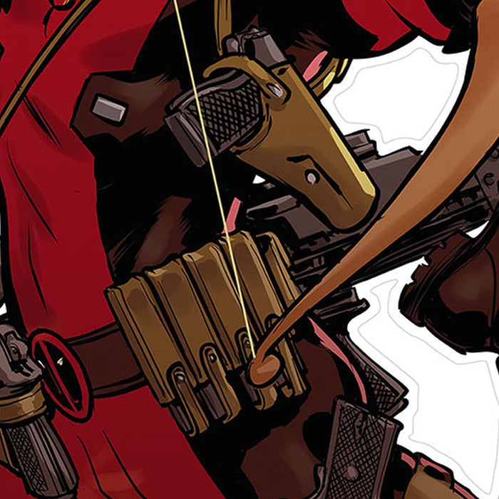 Wandtattoo | Deadpool Lovepool  | Größe 50 x 70 cm