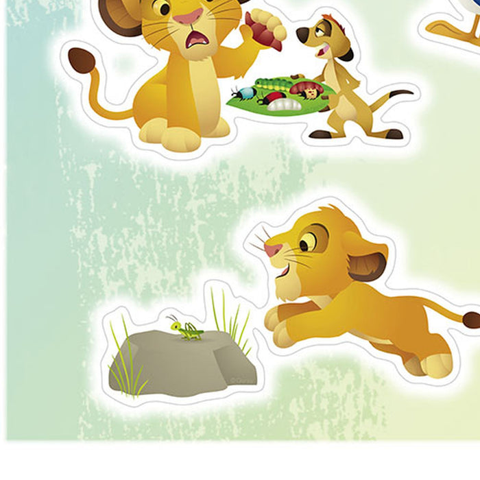Komar | Wandtattoo | Lion King Wildlife  | Größe 50 x 70 cm