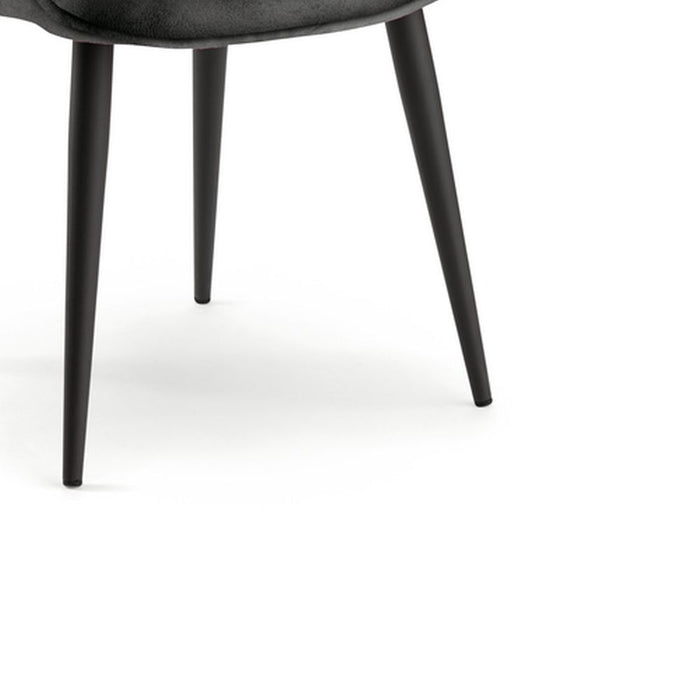 Naber | Ella WS | Stuhl Küchenstuhl | Gestell schwarz | Bezug schwarz