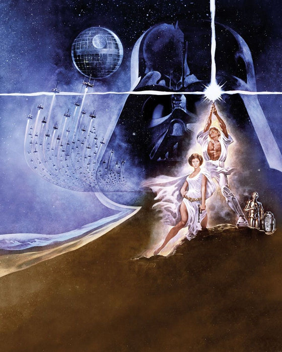 Vlies Fototapete | Star Wars Poster Classic2 | Größe 200 x 250 cm