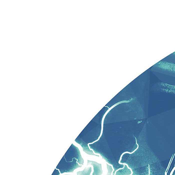 Komar | Selbstklebende Vlies Fototapete/Wandtattoo | Avengers Blue Power | Größe 125 x 125 cm