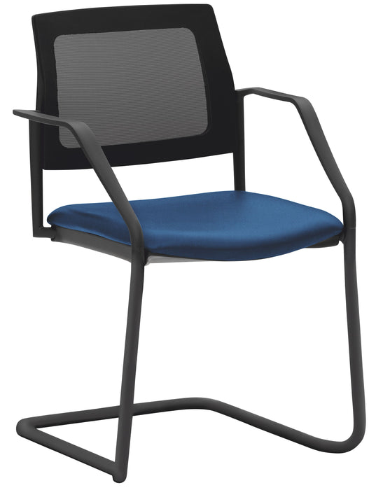 Mayer | Stapelstuhl 2519 | Blau | Gestell Schwarz