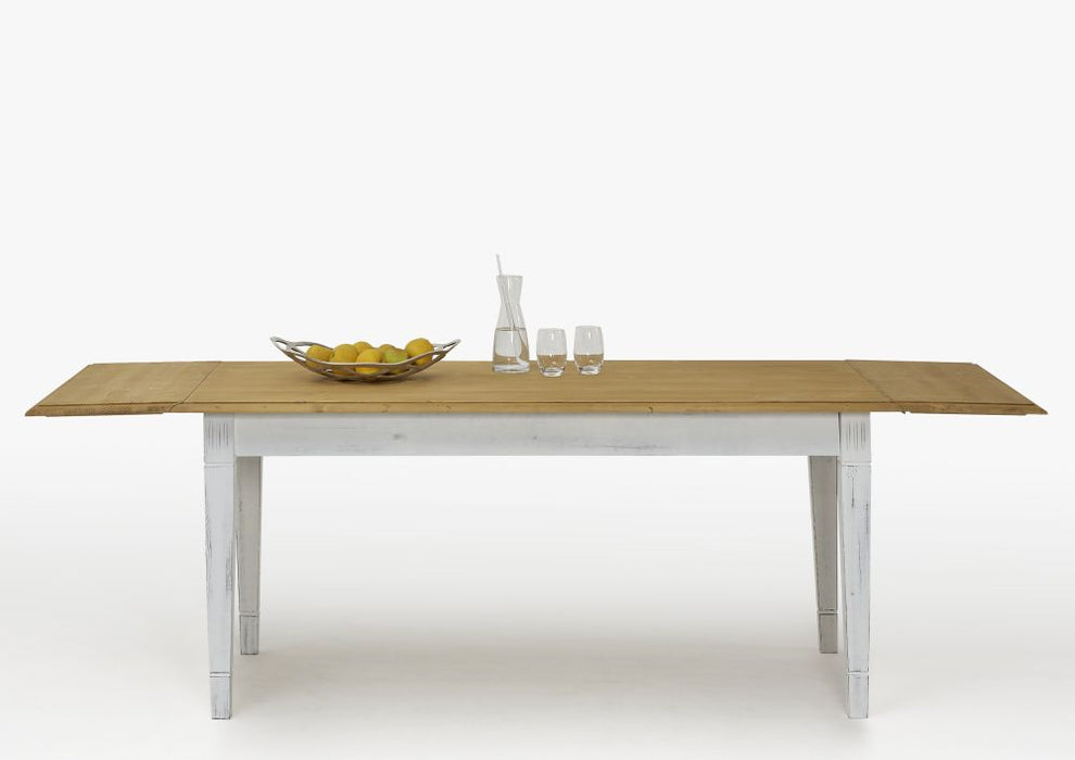 Gradel | Lara | 2214 | Tisch mit 2 Ansteckplatten je 40 cm | 180x78x90 | Fichte | 26 Farben