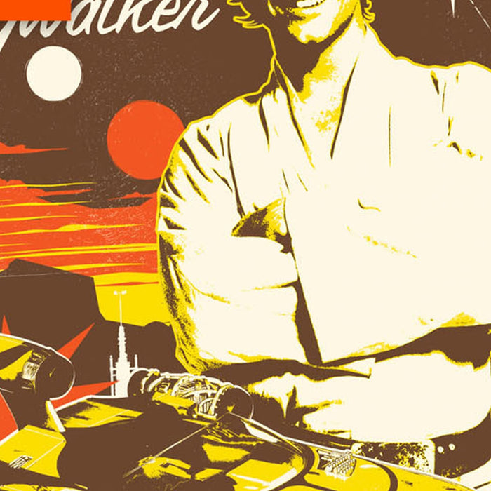 Vlies Fototapete | Star Wars Rock On Posters | Größe 120 x 200 cm