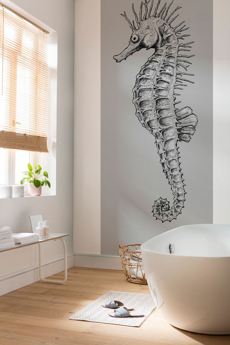 Komar | Vlies Fototapete | Seahorse Panel | Größe 100 x 250 cm