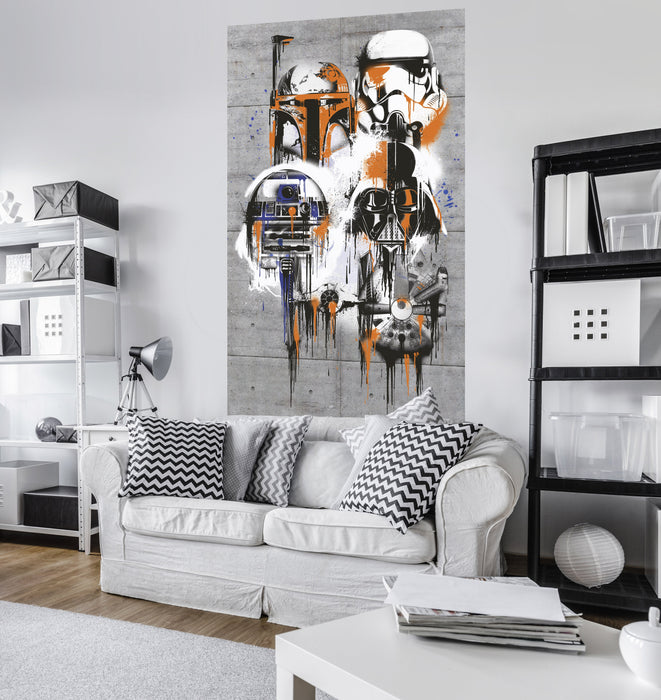 Vlies Fototapete | Star Wars Celebrate The Galaxy | Größe 120 x 200 cm