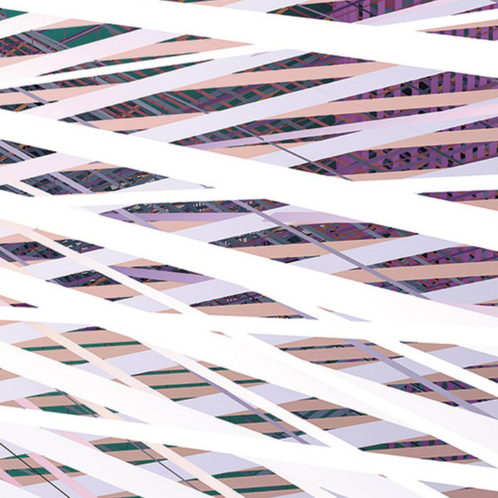 Vlies Fototapete | Space Grid Spring | Größe 400 x 250 cm