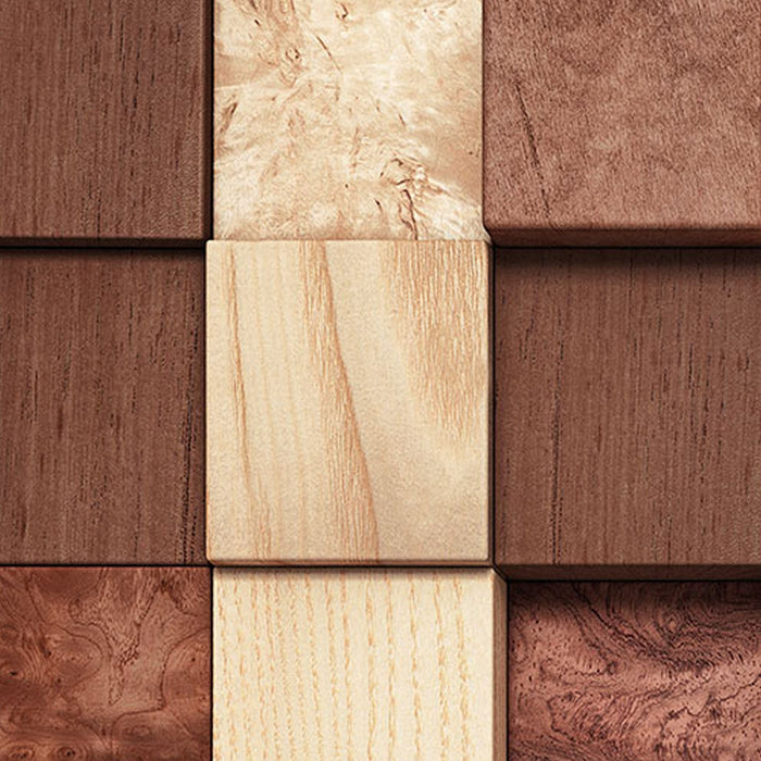 Vlies Fototapete | Lumbercheck | Größe 100 x 280 cm