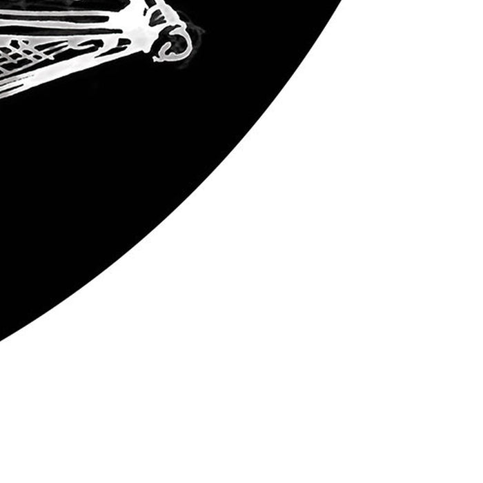 Komar | Selbstklebende Vlies Fototapete/Wandtattoo | Star Wars Ink Vader | Größe 125 x 125 cm