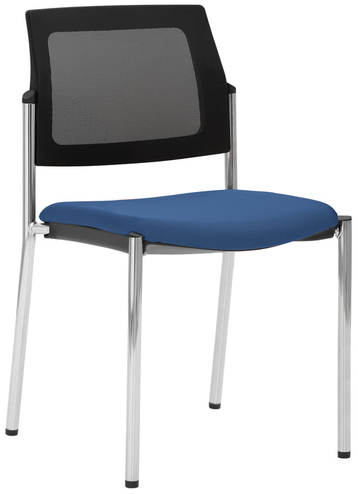 Mayer | Stapelstuhl 2519 | Blau | Gestell Chrom