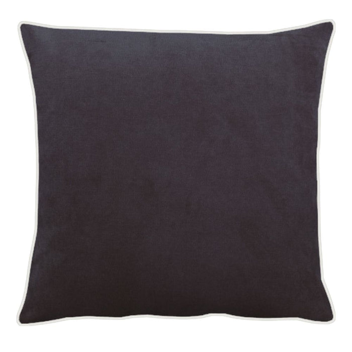 Apelt | Tahiti | Kissenhülle | 46x46 | anthrazit / schwarz