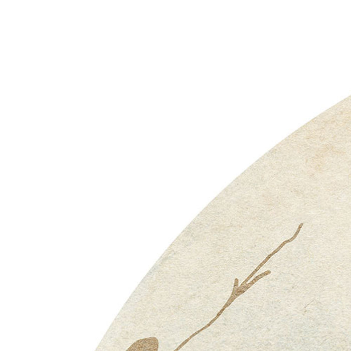 Komar | Selbstklebende Vlies Fototapete/Wandtattoo | Roseau | Größe 125 x 125 cm