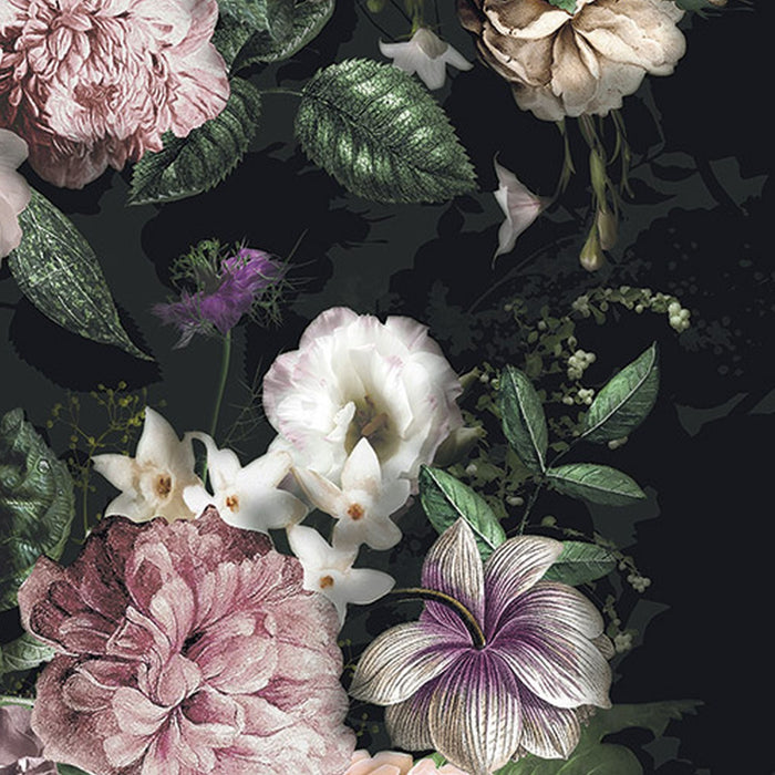 Vlies Fototapete | Victoria Black | Größe 800 x 250 cm