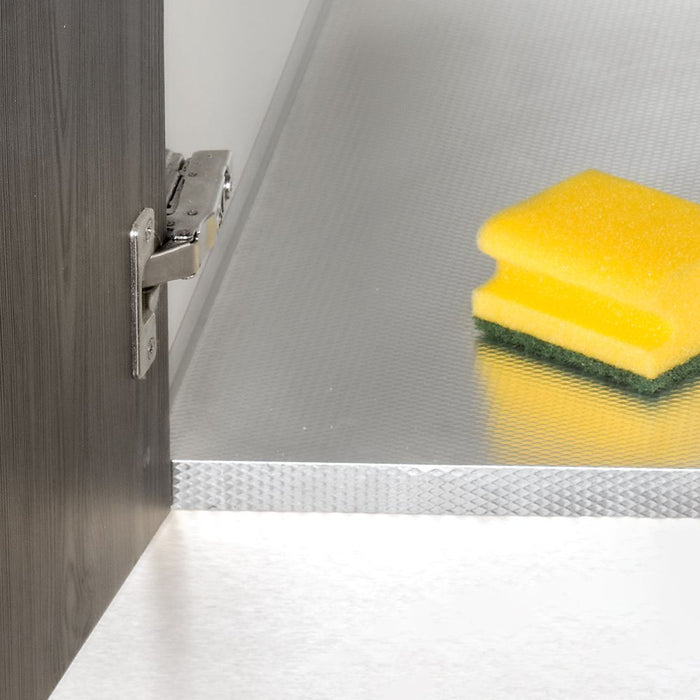 emuca Schutz für Böden von Küchenmöbeln, M60, 568 x 580 mm, Dicke 16 mm, Alumini