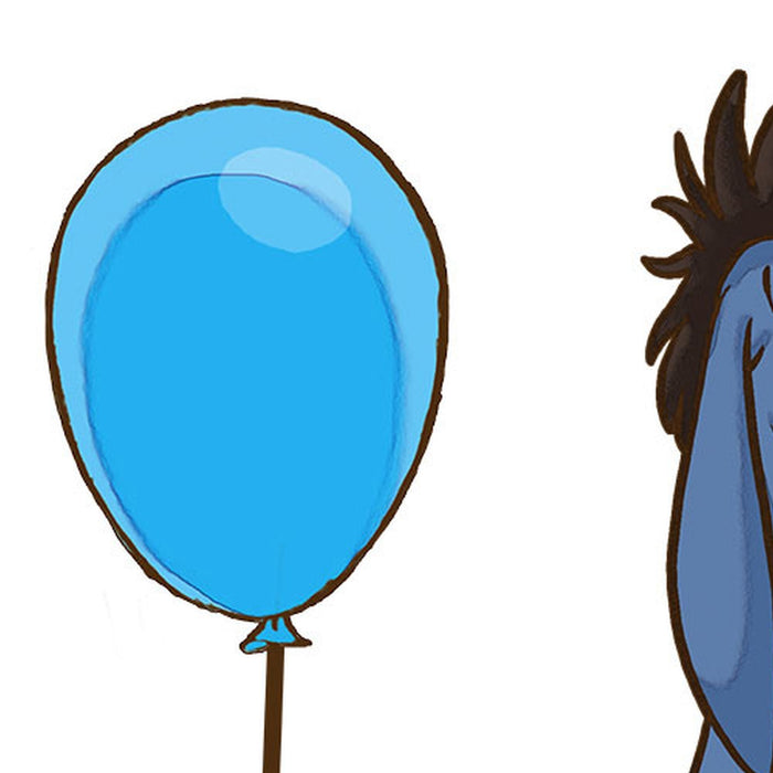 Selbstklebende Vlies Fototapete/Wandtattoo | Winnie and Friends XXL | Größe 127 x 200 cm