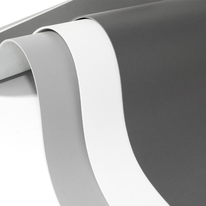 Emuca | Antirutschmatte Schublade, Textileffekt, L 2000x48cm, Kunststoff, weiss