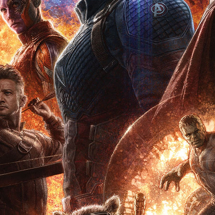 Komar | Vlies Fototapete | Avengers Battle of Worlds | Größe 200 x 280 cm
