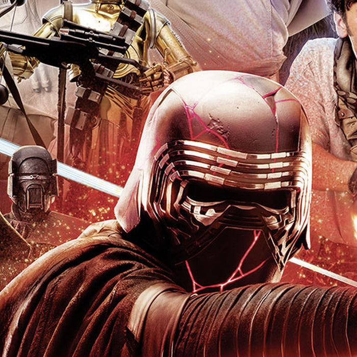 Papier Fototapete | STAR WARS EP9 Movie Poster Rey | Größe 184 x 254 cm