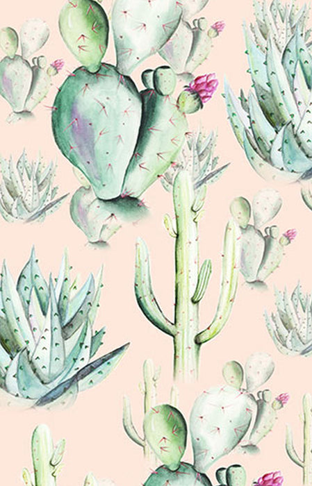 Komar | Vlies Fototapete | Cactus Rose Panel | Größe 100 x 250 cm