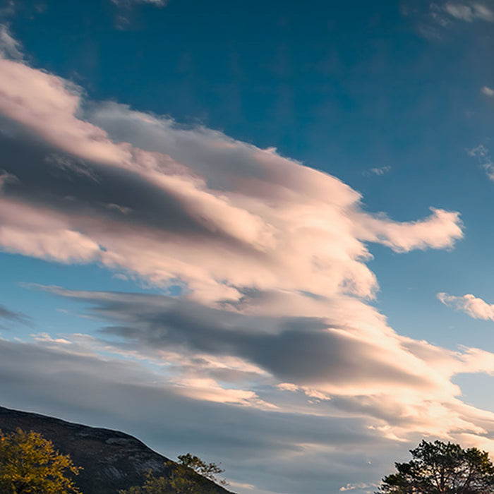 Vlies Fototapete | Norwegische Herbstwelten | Größe 450 x 280 cm