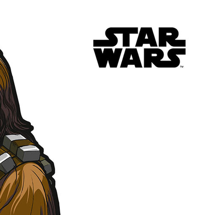Selbstklebende Vlies Fototapete/Wandtattoo | Star Wars XXL Chewbacca | Größe 127 x 200 cm