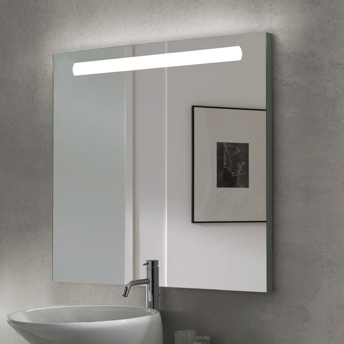 emuca Pegasus Badezimmerspiegel mit LED-Frontalbeleuchtung 60x70cm