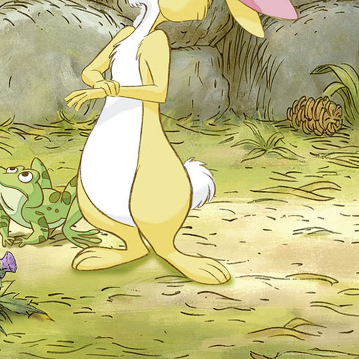 Papier Fototapete | Winnie Pooh Ballooning | Größe 368 x 254 cm