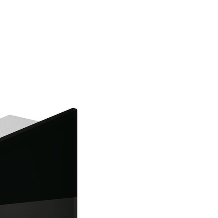 Naber | Mira Quad Glas-USB | Aufbausteckdosenelement | Edelstahl/Glas schwarz