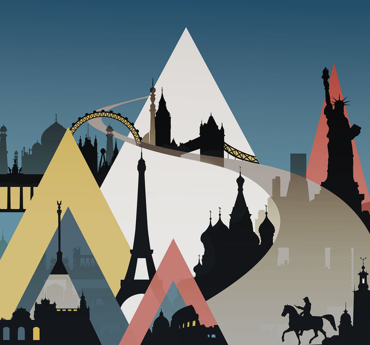 Vlies Fototapete | Sightseeing | Größe 300 x 280 cm