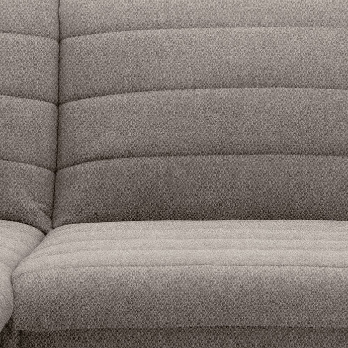 LOOKS IX Ecksofa Longchair | Sofa L-Form | Couch Polsterecke | ohne Armlehnen | Longchair links | attraktive Steppung | 168x214 cm