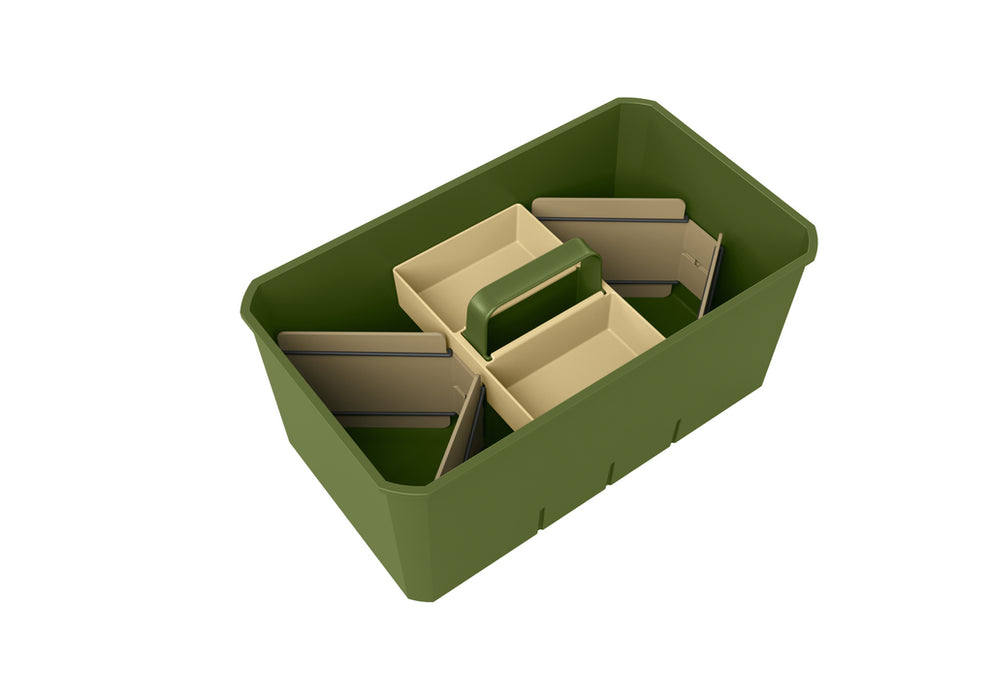 Cox Work® Garden | Utensilienbox | Set-2 | inkl. Kleinteilebox | 2 x U-Trenner V-Trenner