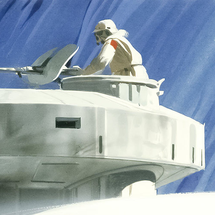 Vlies Fototapete | Star Wars Classic RMQ Hoth Echo Base | Größe 500 x 250 cm