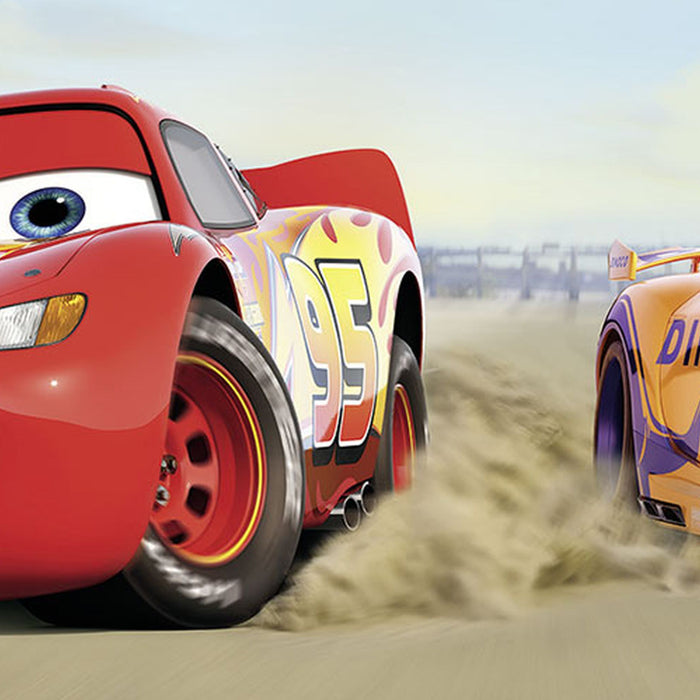 Papier Fototapete | Cars Beach Race | Größe 368 x 254 cm