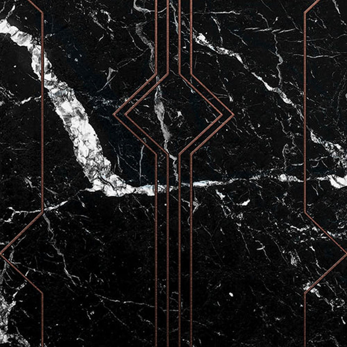 Vlies Fototapete | Marble Black | Größe 400 x 250 cm