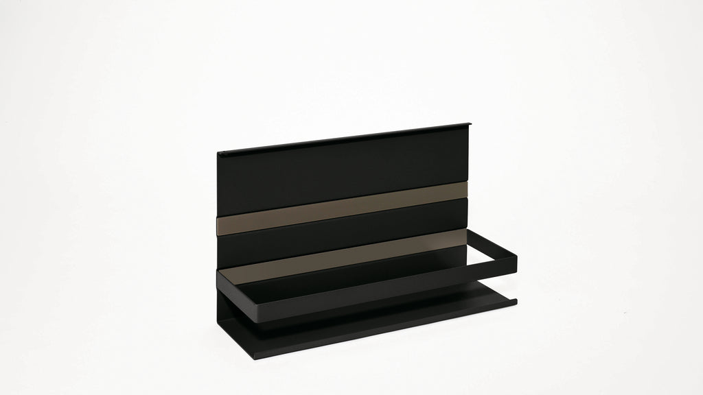 Naber | Linero MosaiQ Universalablage 4 | Relingsystem | schwarz matt