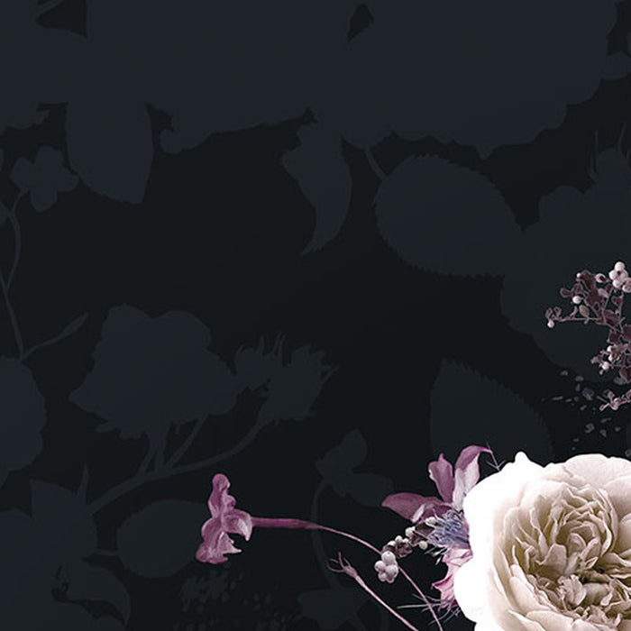 Komar | Vlies Fototapete | Bouquet Noir  | Größe 200 x 250 cm