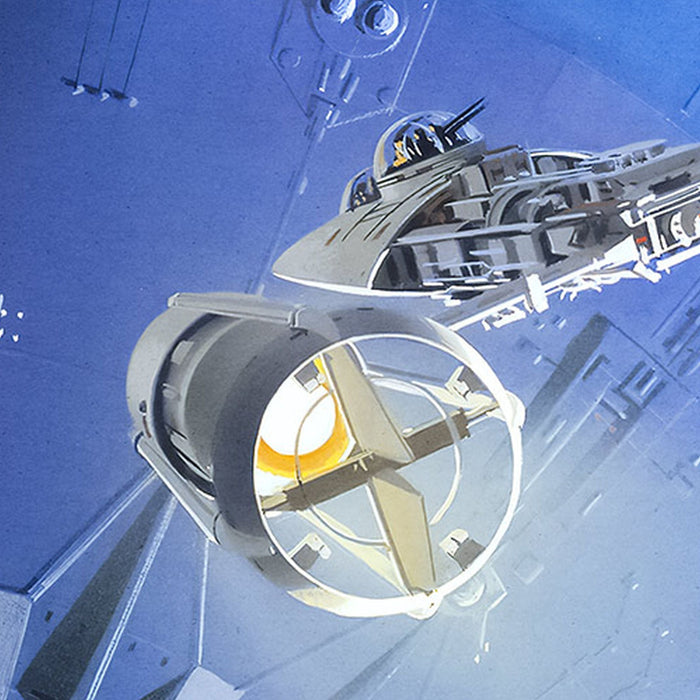 Vlies Fototapete | Star Wars Classic RMQ Death Star Assault | Größe 500 x 250 cm