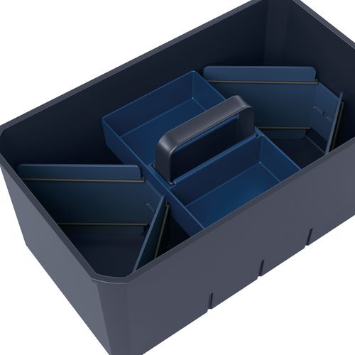 Cox Work® Blues | Utensilienbox | Set-2 | inkl. Kleinteilebox | 2 x U-Trenner V-Trenner